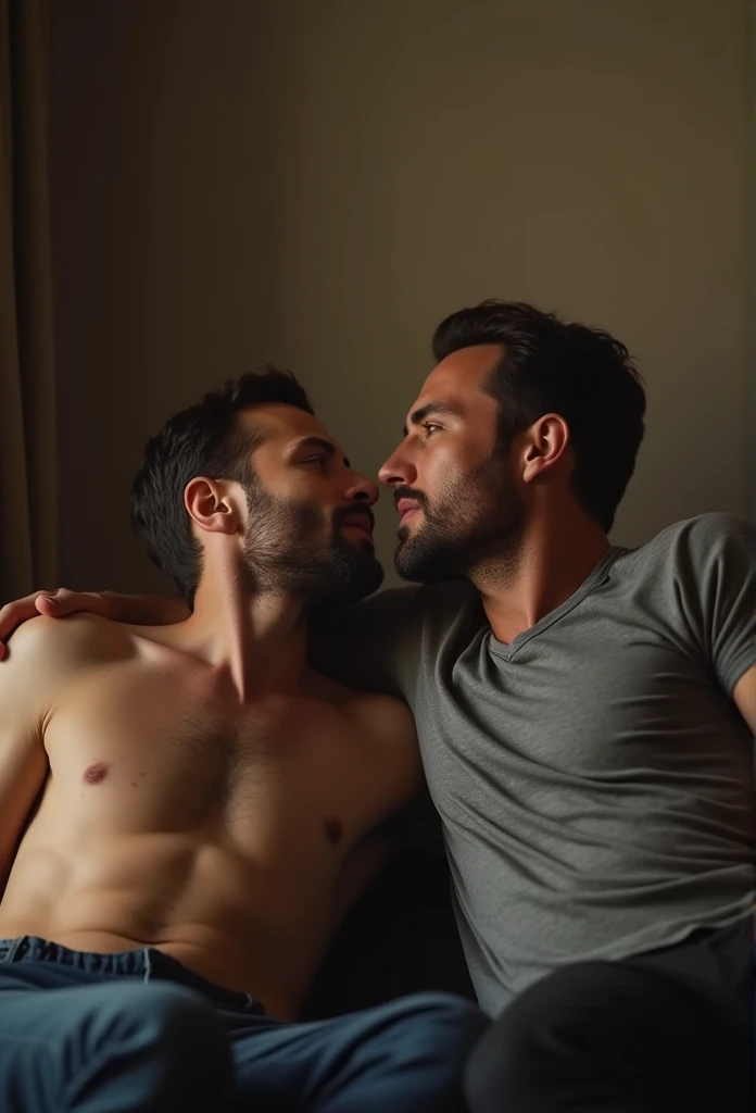 Chris evans sucking another mans willy on the couch. Realistic 4k Realism size difference head touching ceiling embarrassed face 