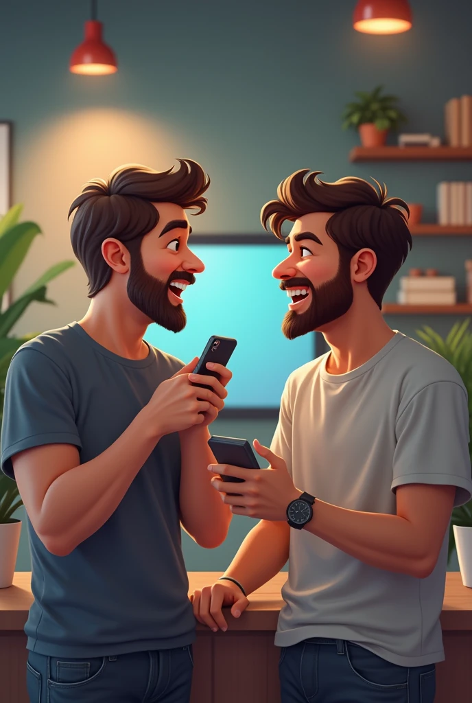 make me 2 people talking about a pc components podcast men looking forward young