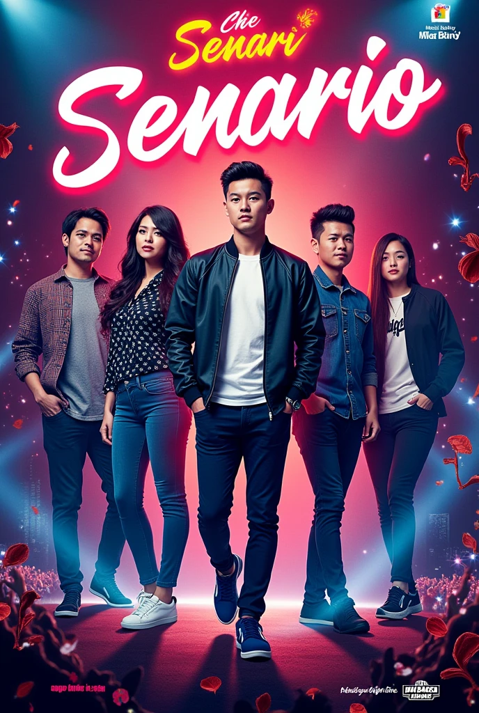 Concert poster popular group in Malaysia named Senario