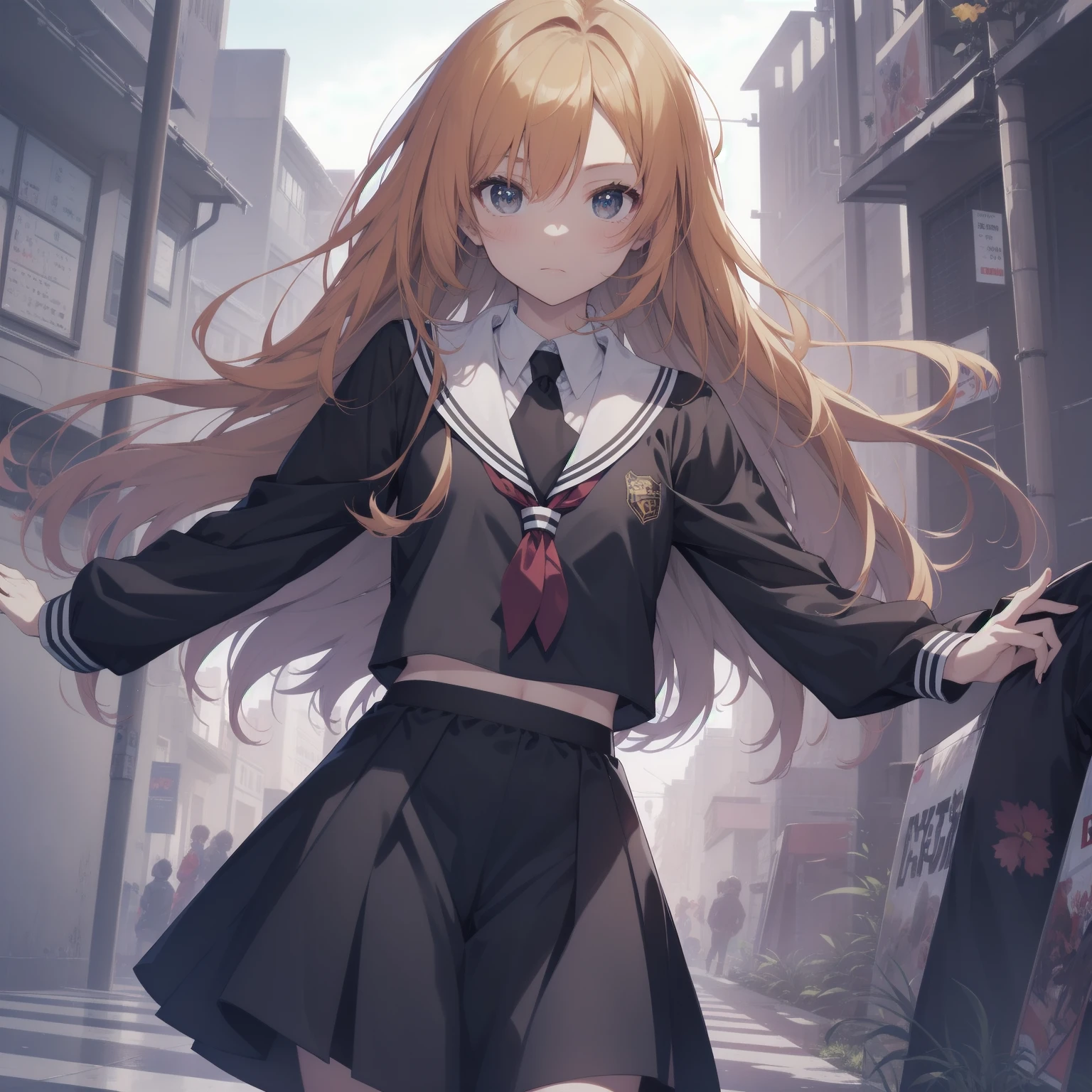 ultra-absurdres-Top quality by artist God, ultra-detailed, high resolution, anime moe artstyle, best anime 8k konachan wallpaper, pixiv contest winner, pool:2810, perfect anatomy,break, 1girl, (Please draw a girl walking sleepily to school alone. )break,(Solo,little female,15yo:1.3),Full limbs, ,a junior high school student, (very short hair), short cut, flat chest, , small butt, small black eyes, beautiful detailed eyes, well-proportioned iris and pupils, expressive eyes, highres detailed hair, soft expression, salor school_uniform, sailor collar, serahuku, bow, pleated skirt,(Detailed Lighting), (Detailed background), in the School commute route. break,super detailed skin, Best cinematic lighting powered by famous artist, 8k,beauty illustration,photoshop_(medium),very aesthetic,break,((artist:echo_(circa) )), artist:clamp ,artist:carnelian ,artist:kantoku ,
