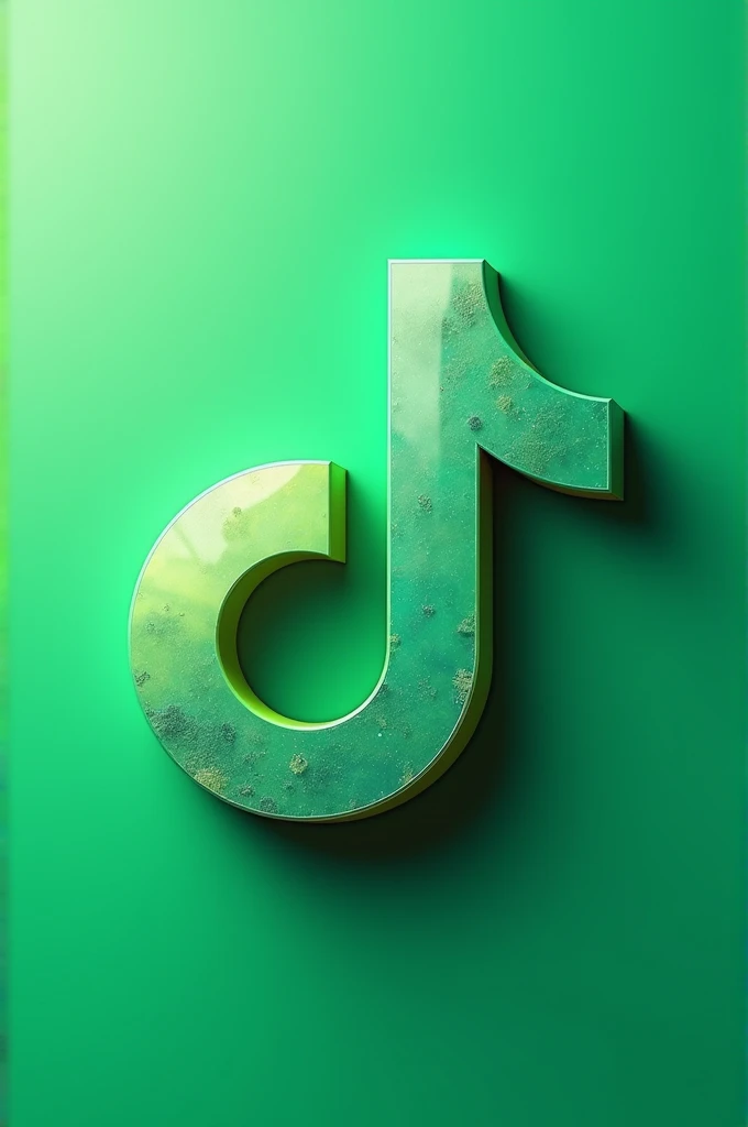 The sign of Tik tok the color green