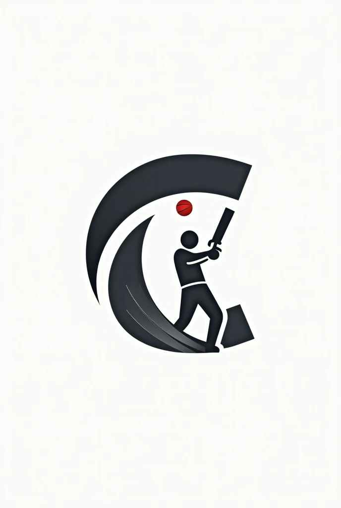 Cricket logo from letter C