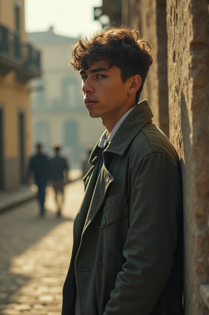 He is a young man, He is very short and skinny, stretches in adolescence.  He has the courage of his mother and the idealism of his uncle Juan Martín..  He gives everything away, He is very generous. He graduates with the lowest grades in his class, but with the award for best companion.  After his first disappointment, He changes girlfriends every two weeks.  He enrolls in university to study mechanical engineering.  Over time, becomes a priest.