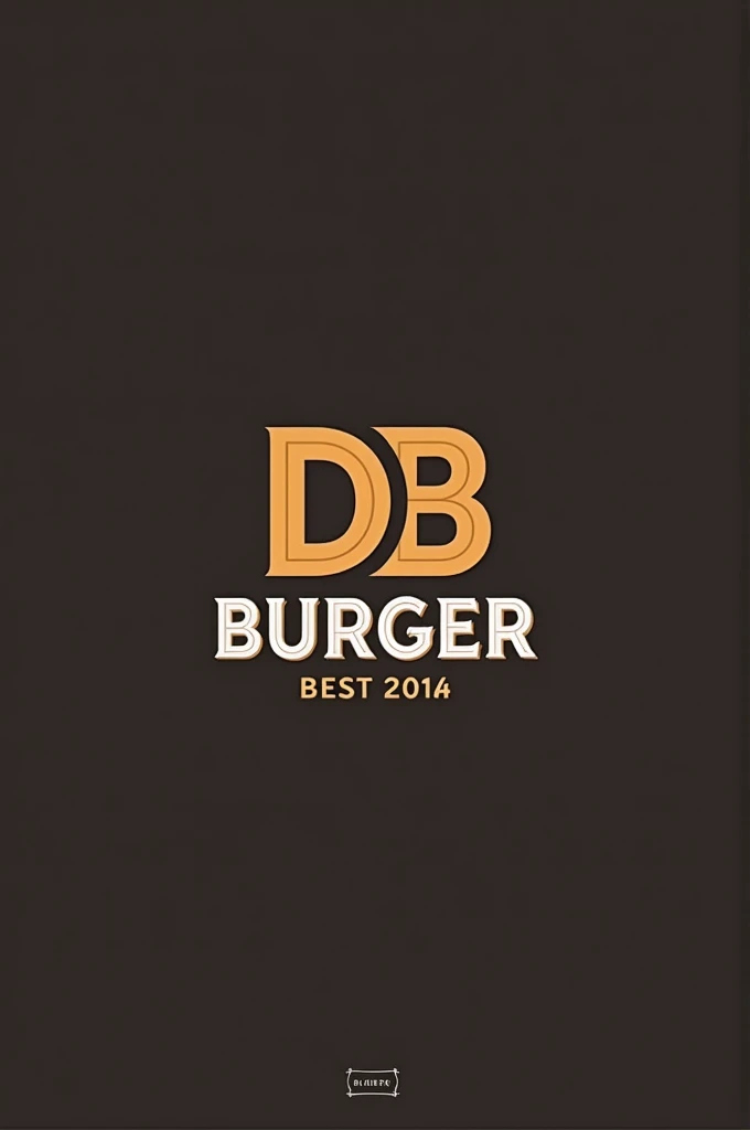 Create a logo for the name db burguer