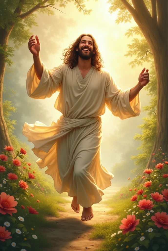 Jesus dancing
