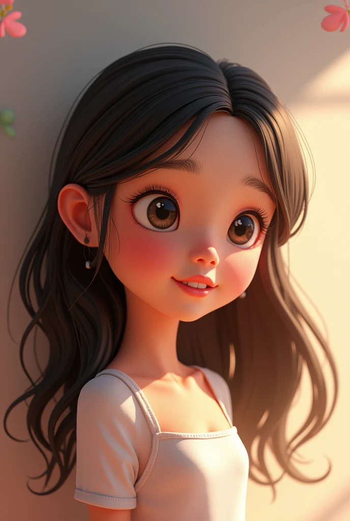 Girl real anim stayl real