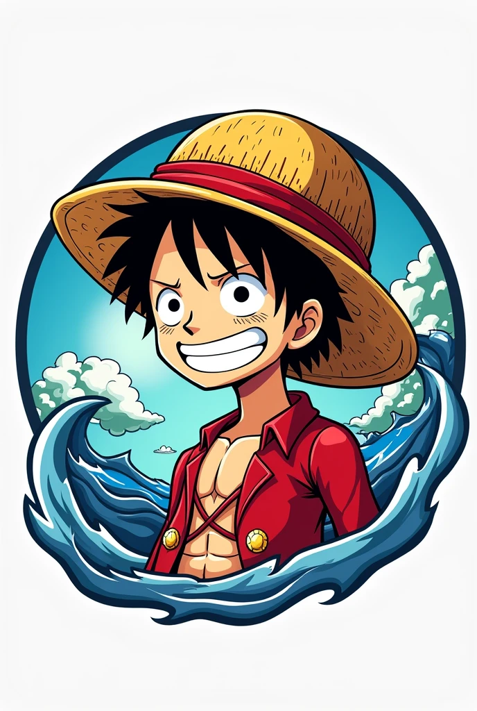 Logo anime one piece Luffy