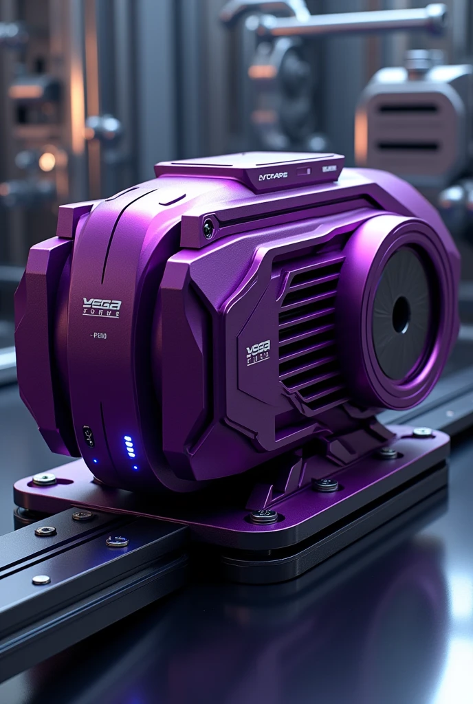Generate an image design of vega force fi motor color violet.