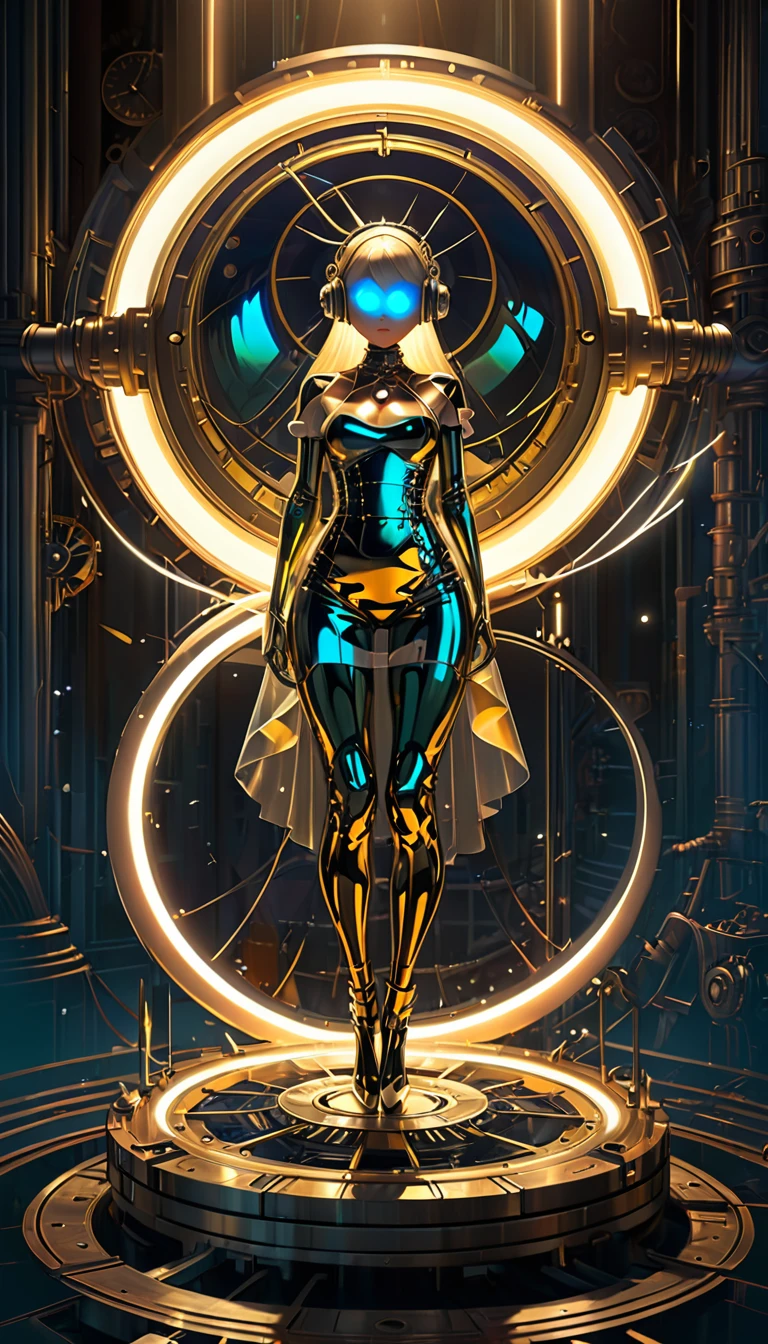 Iridescent時計、Iridescent機械式時計, steampunk, Dieselpunk, Clockpunk, Mysterious color scheme, Twilight light effect, Conceptual installation fantasy art, 2.5D, delicate and dynamic、16K, Ultra-high resolution, Ultra-high resolution, to be born,wonderful ,future、Iridescent、The world 30 years from now