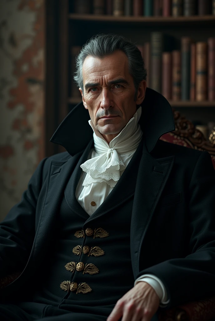 COUNT DRACULA SERENE AND CALM MAN