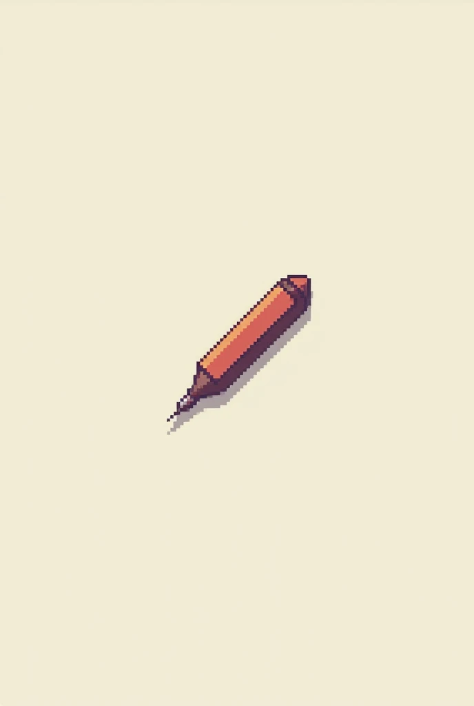 Logo pixelated pen