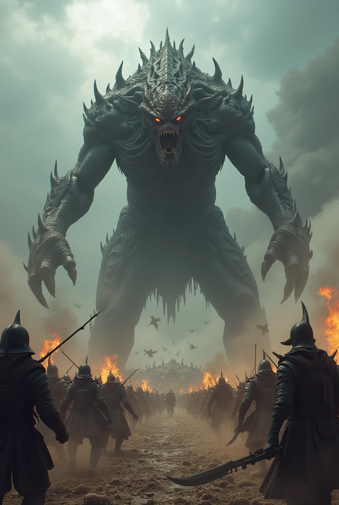 Monster in world attack full ARMY 


