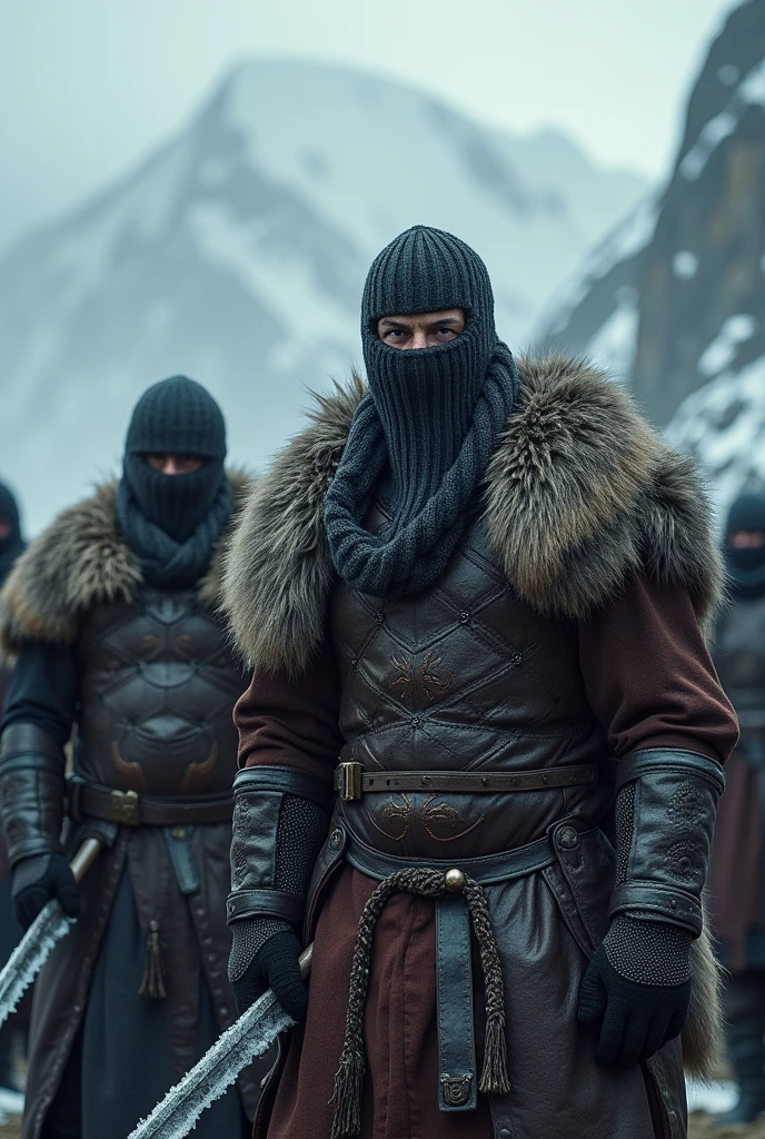 Vikings wearing balaclava