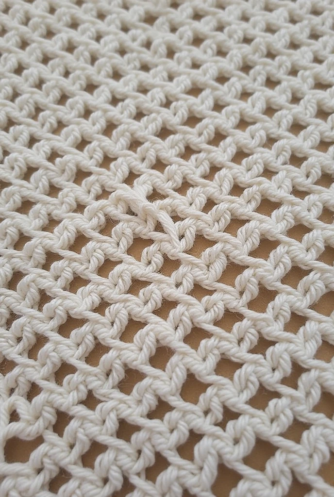 5by5 crochet +2 chain stitches