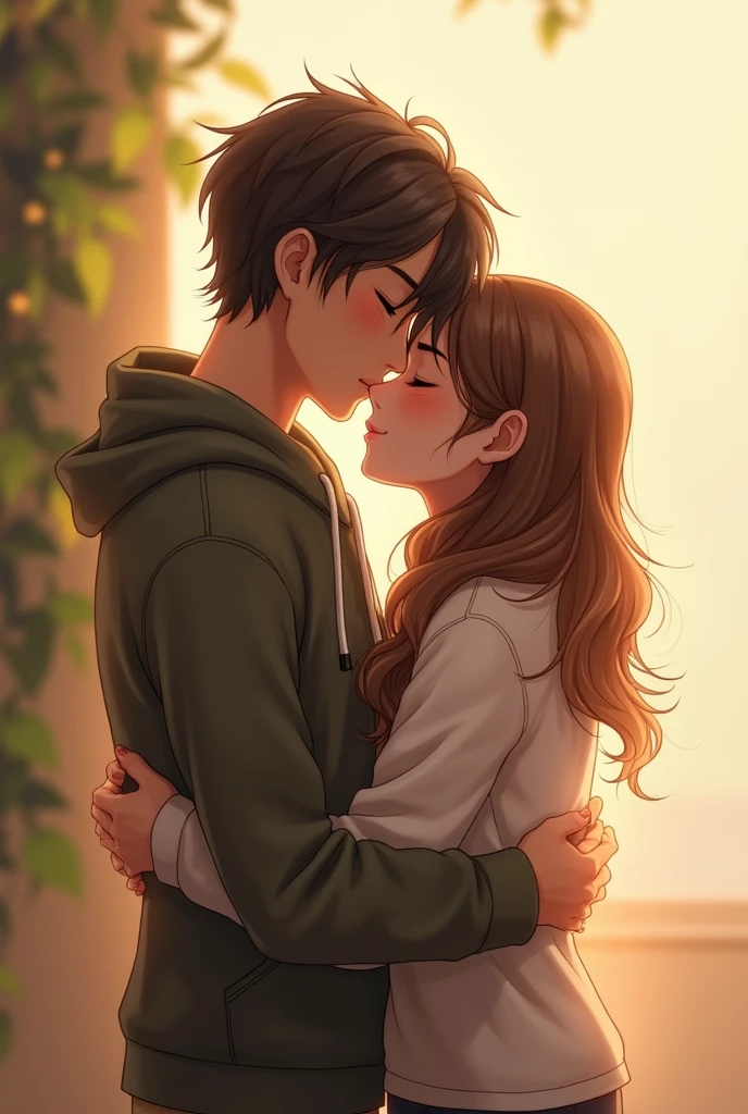 Hug each other