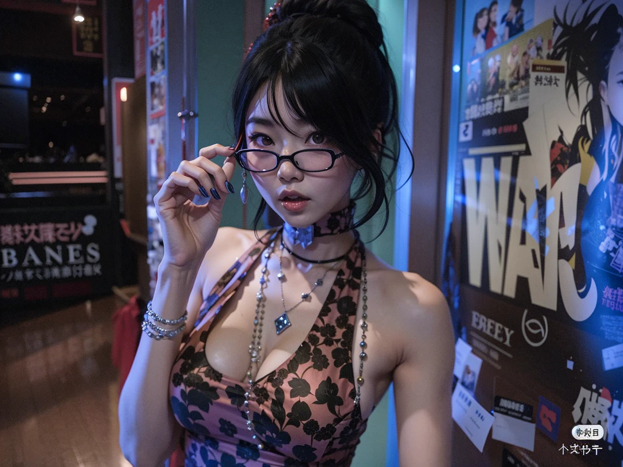 There is a woman in a red dress posing for a photo, aoi ogata |, Causas Yasumoto, japanese model, takeyuki kanda, shikamimi, kiyoko suzuki, yukii morita, with full bangs, the hime cut, Sui Ishida com cabelo preto, Marin Kitagawa, jennie blackpink, Sha Xi