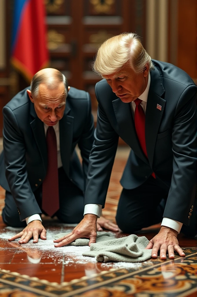 Putin and Lukashenko are washing Trump's floors