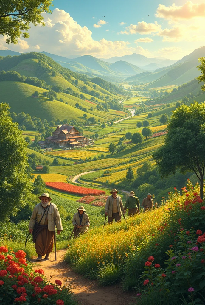 Create an image that represents agriculture 
