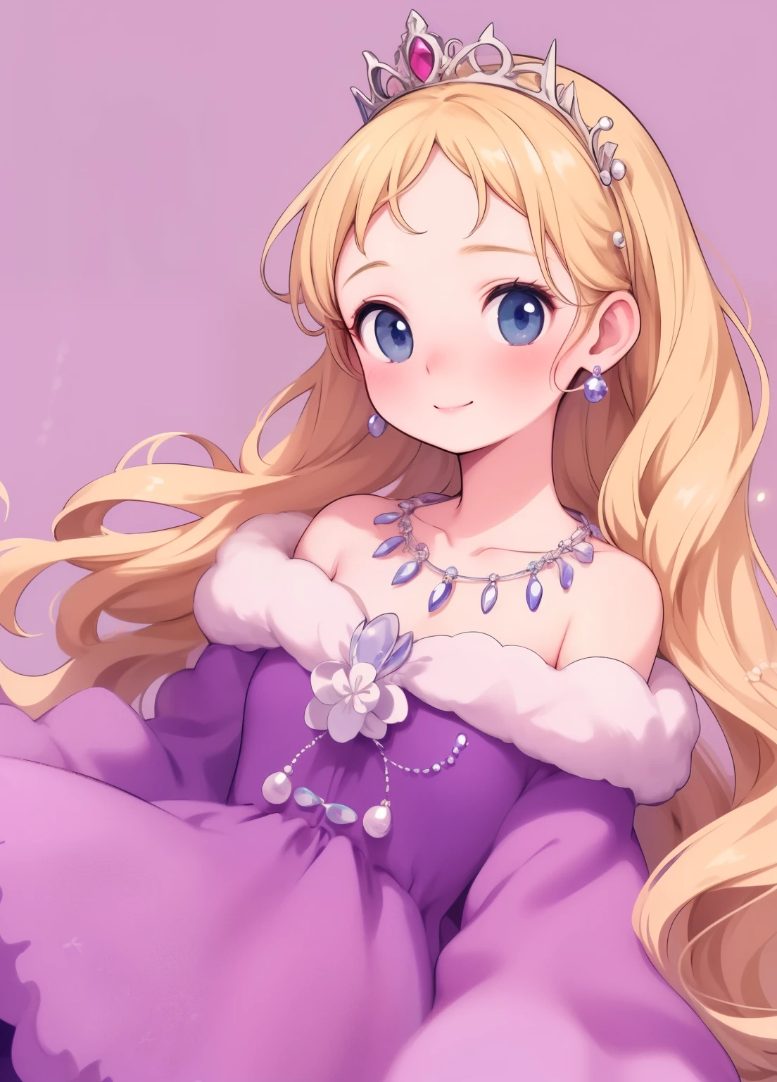 (masterpiece、Highest quality、Highest quality、Official Art、Beautiful and beautiful:1.2)、(One person:1.3)Hatsune Miku、Twin tails,Beautiful breasts, Katsushika Hokusai,((RAW shooting:1.5, Realistic:1.5, 8k)), (Highest quality, masterpiece, Ultra-high resolution), Inside a French palace, Professional camera work:1.3, Highly detailed skin and facial textures:1.3, Glowing light effect, Super Detail:1.3, A cute Polish girl, Fair skin, Glowing Skin, (Transparency:1.4, Small face), Very cute face:1.5, (Transparencyを感じる目:0.9, Looking into the distance), smile:1.0, (Mouth slightly open:0.4, Transparencyを感じる口当たり:0.7), double eyelid, Super long blonde hair, tiara, Necklaces and earrings, ((How to wear an elegant, shiny satin off-the-shoulder princess dress correctly))