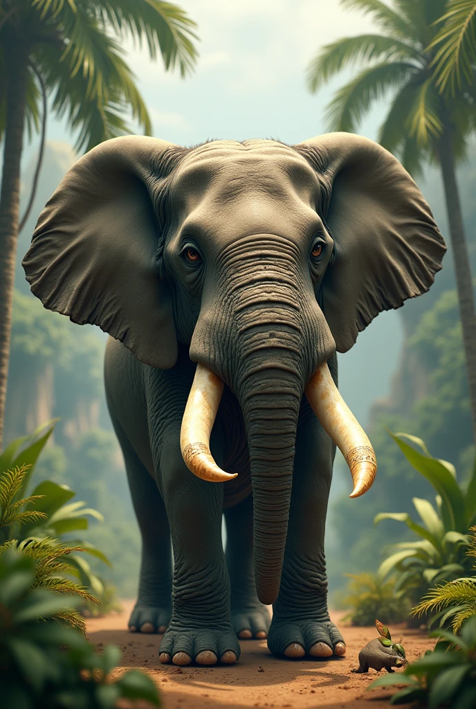 Elephant with 6 teeth