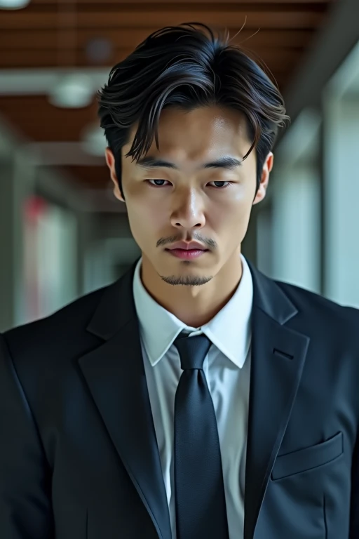 「What are you doing?!Please study!」A young, handsome Japanese man in a suit says this in the video with a serious expression.