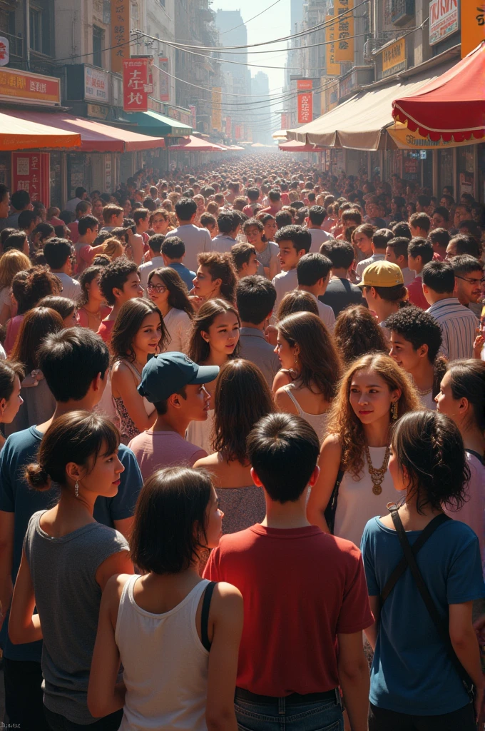 Crowd of people 