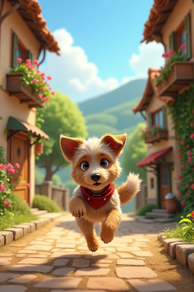 In a small village, there was a dog named Jor. He was a small mixed-breed dog but he was brave. Jor loved adventure and always helped others.