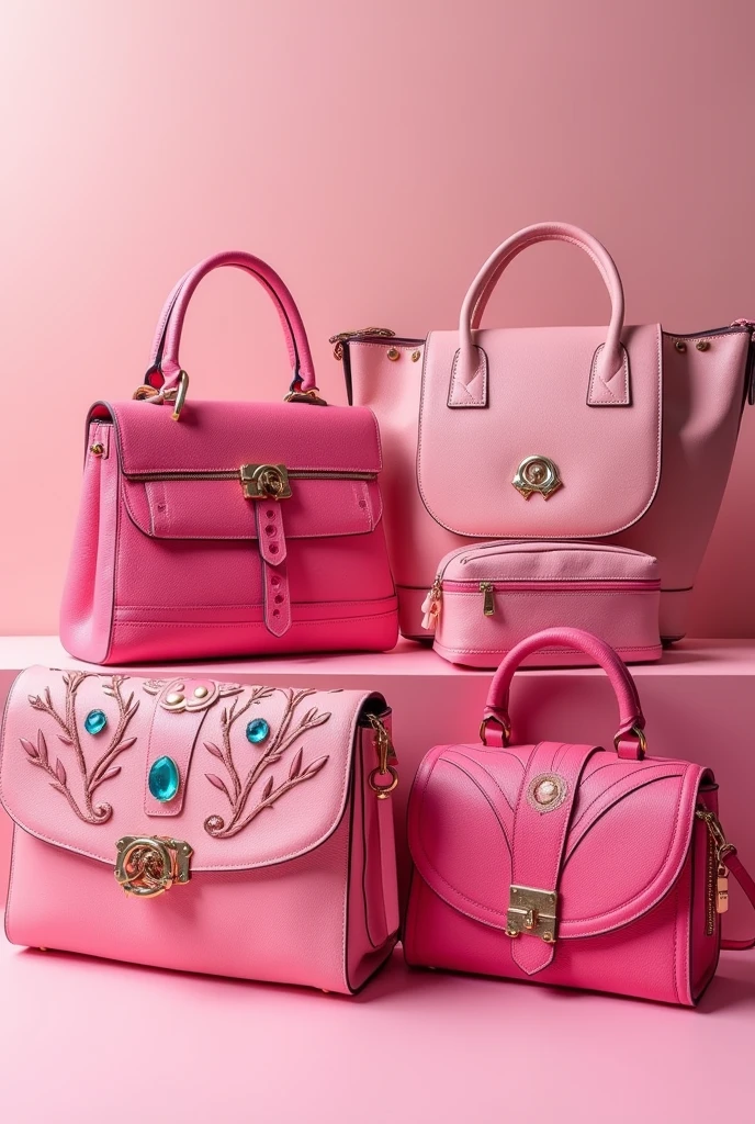 Pink tussi bags 