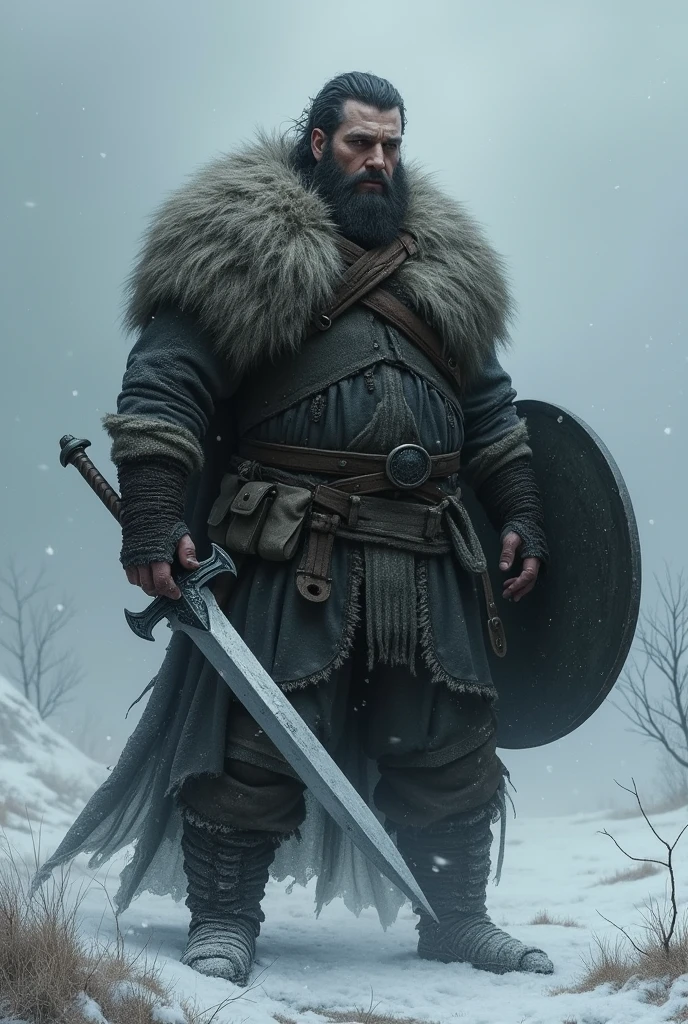 Kjarin was once a proud warrior of a small Nordic tribe in the Reach, known for his fearlessness in battle. However, during a particularly harsh winter, his tribe was besieged by famine and disease. In desperation, Kjarin turned to the ancient rites of Namira, the Lady of Decay, who promised survival through the consumption of the fallen. Kjarin began feeding on the dead, which granted him unnatural strength and the ability to survive where others perished.