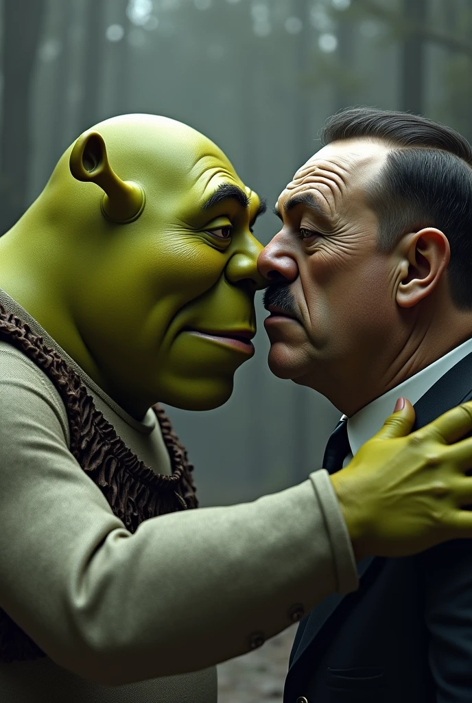 Sherk kissing Hitler 