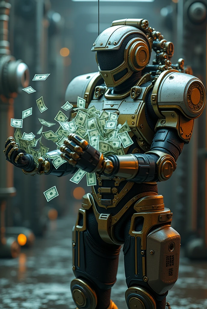 Aaisi image banavo jisme dikhaya Jaye ki pesa ( money) aapke liye Kam kar raha hai ... Or jyada pesa ( money ) bana Raha hai... Matlab ki machine dikhavo jisme pesa ja raha hai or jyada pesa nikal raha hai