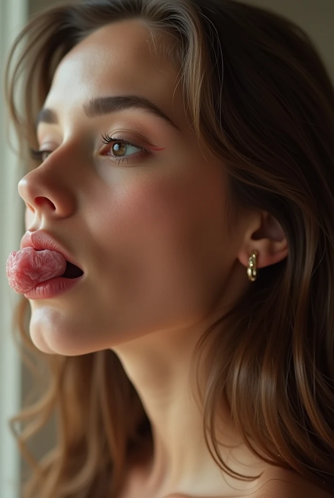 Woman licks a penis