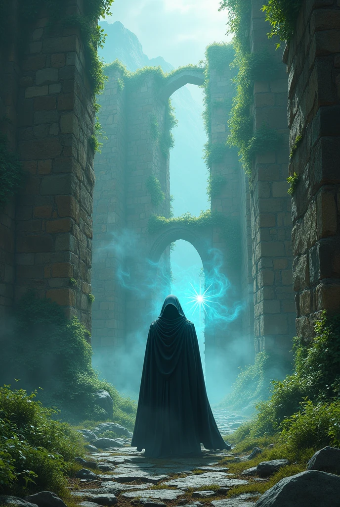 An epic fantasy book cover that transports the viewer to a world of potions and magical creatures, ancient ruins, and the promise of grand adventure, with a cinematic, larger-than-life feel.