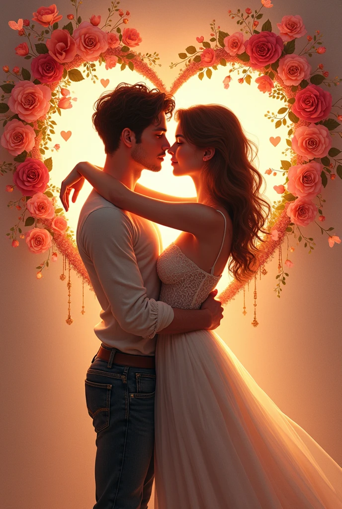 Adelaida and Alexander written in a beautiful heart with beautiful letters and having sex