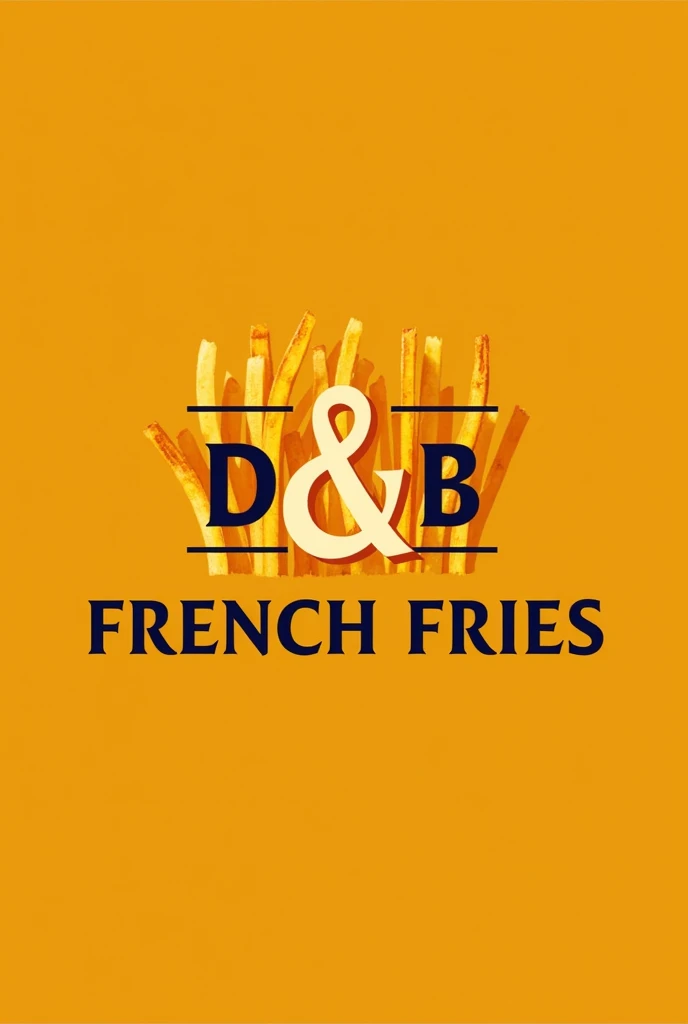 Crie uma logo com o nome D&B French fries