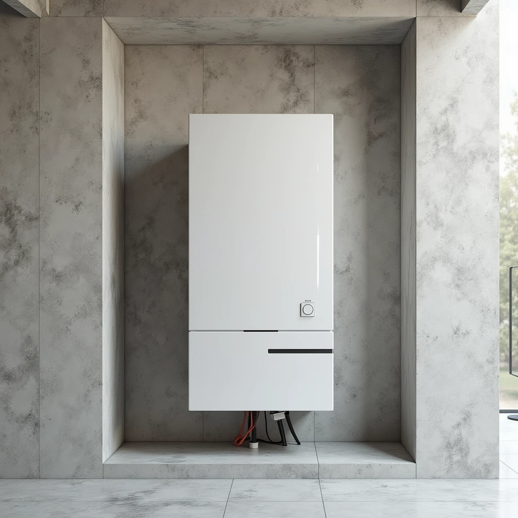 Sola4 Water Heater Panel、Hidden in a sloping slab。
