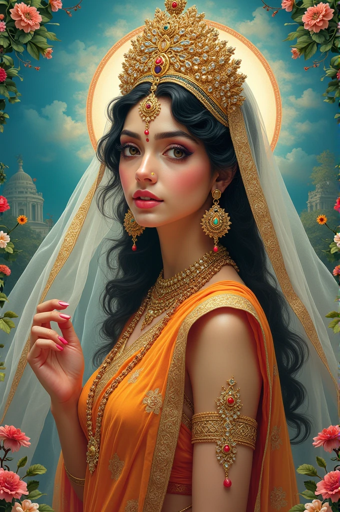 Create a picture of Radha Rani