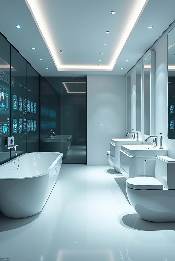 draw a high-tech bathroom that has its own automatic obligations. More high-tech. More than more than high-tech that has automatic checking health status