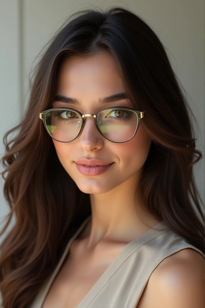 Brunette lunette 