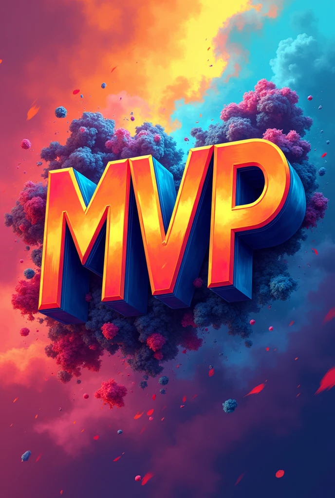 Make colorful drawing from MVP letter
