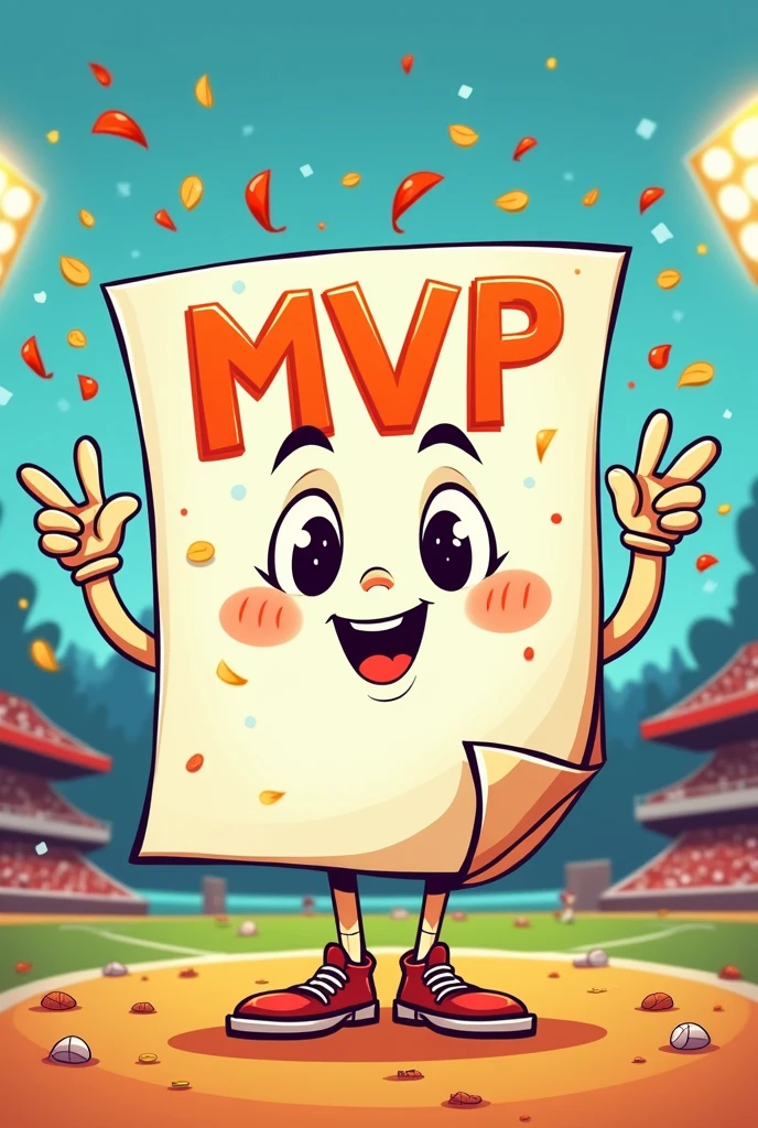 Make cartoon
drawing from MVP letter