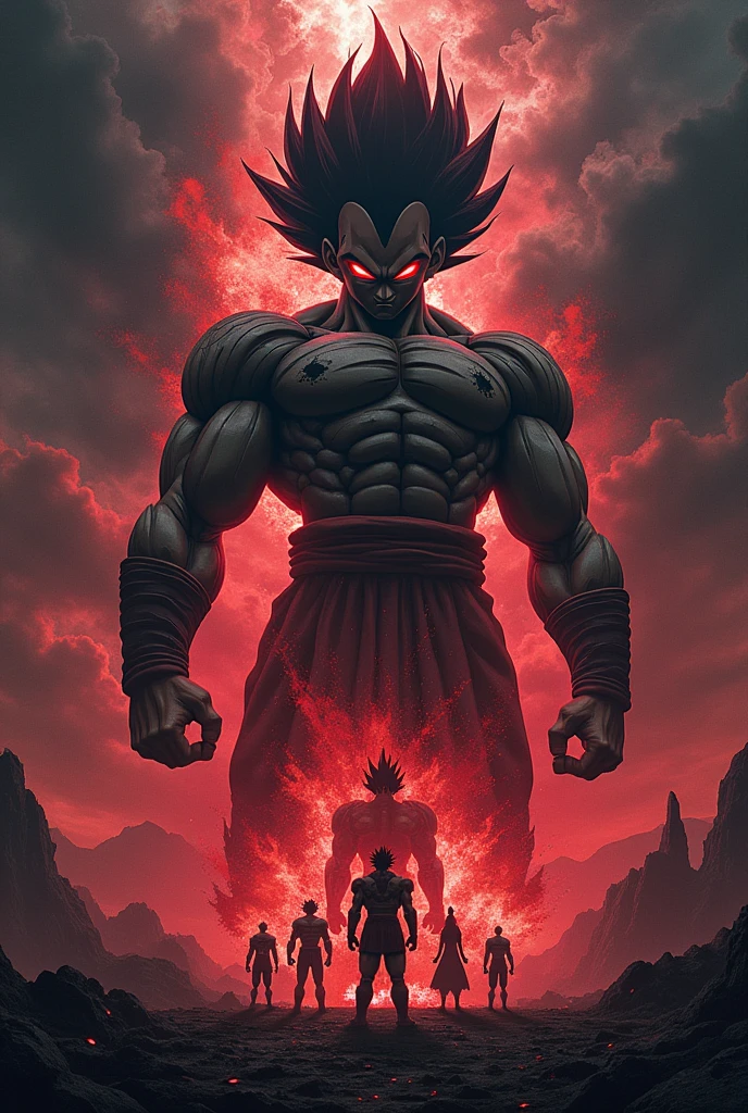 Make a poster on movie DRAGON BALL Z -
PLAN TO ERADICATE THE SAIYANS. And write the name of the movie in poster