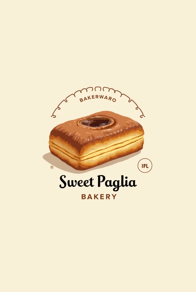 Make a logo for a bakery (the main characteristic of being the sweet paglia)