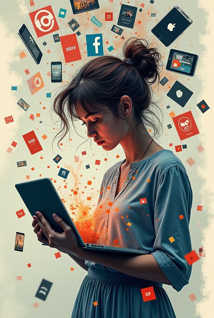 Draw or Sketch on How Different Media Affect your Everyday Life.