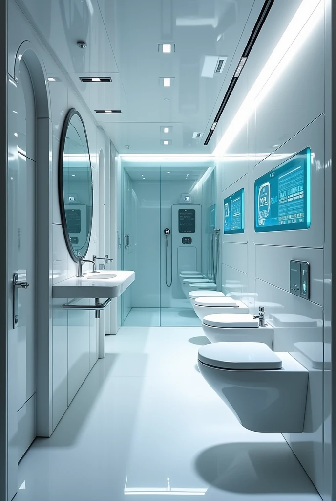 draw a high-tech bathroom that has its own automatic obligations. More high-tech. More than more than high-tech that has automatic checking health status