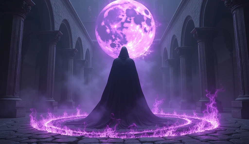 8k、 big purple moon , cross of dark lord, king of angmar, touch of death, Taoist robes ,zoom up(number々の賞を受賞したmasterpiece、Incredible detail、Texture、Maximum details),purple flame candle, (summoning magic),(The moonlight at night is beautiful), (Demon King's Castle),(dark organization)arafed image of a group of people in a church with candles,lit candle, dark cinematic concept art, elegant cinematic fantasy art, photorealistic dark concept art, by Beeple, dark robes, wojtek fus, gothic epic library concept, gothic epic library, epic cinematic concept art, dark concept art, Beeple and mike winkelmann, symmetrical epic fantasy art, High resolution, masterpiece, Highest quality, Intricate details, Very detailed, Clear focus, practical skin texture, texture, Shot with Canon, 85mm, Shallow and deep, Kodak Vision Color, Exactly, Very detailed, photograph_\(Extremist\), photographpractical, practical, Post-processing, Maximum details, Roughness, Real Life, Extremist practical, Photorealism, photographgraphy, 8K Ultra HD, photographgraphy