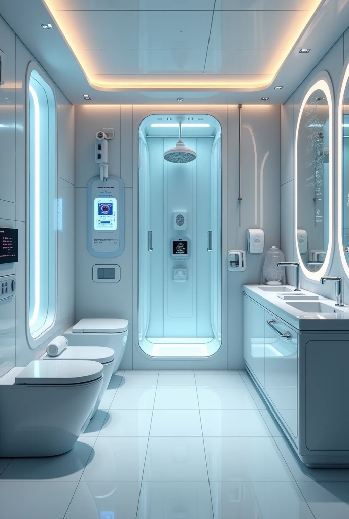 draw a high-tech bathroom that has its own automatic obligations. More high-tech. More than more than high-tech that has automatic checking health status