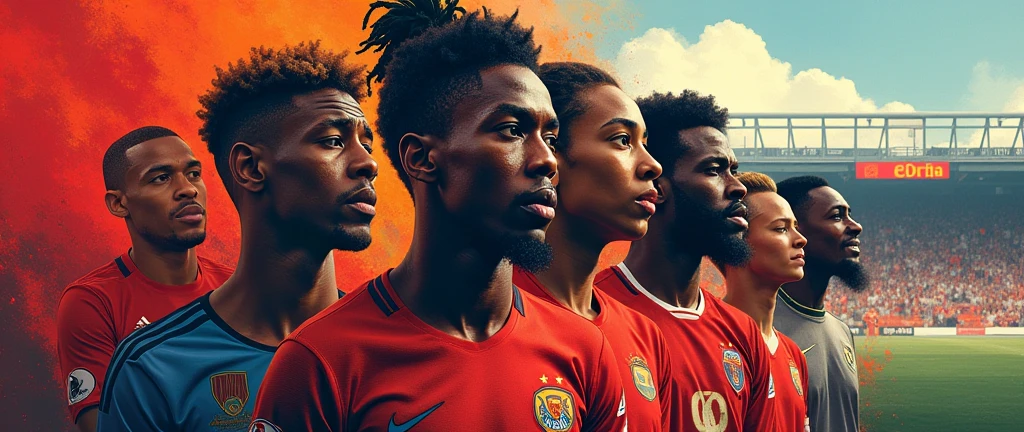 create a decapa banner for a tca work on racism in football