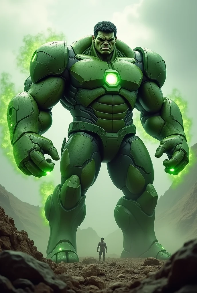 Hulk + Iron Man (Hulkbuster): A fusion of brute strength and advanced technology. The character could be an even more powerful version of the Hulkbuster, with gamma radiation-infused armor that enhances Hulk’s strength and durability.