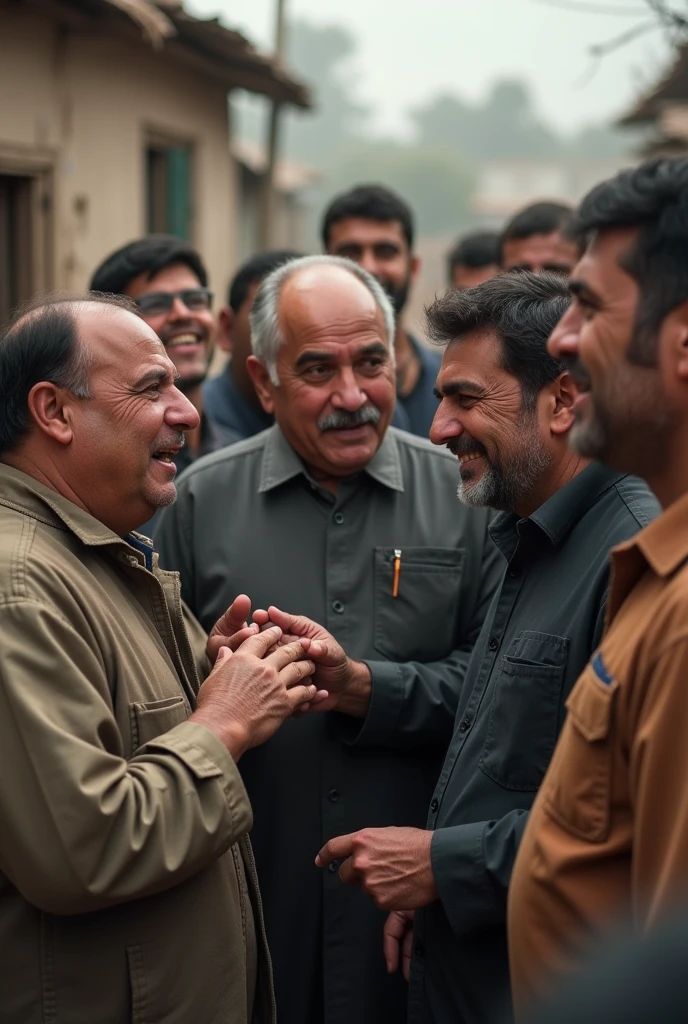 Pakistani politicians Crying in front of Poor people's